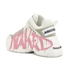 Naked Wolfe | Shoes | Naked Wolfe Track Logo Pink Graffiti